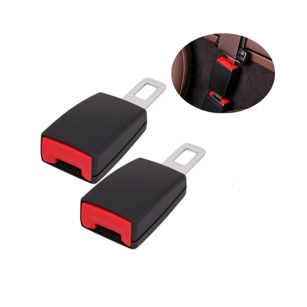 Stoyotu 2Pcs Car Seat Belt Extension Universal Safety Buckle Clip