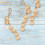 4 strings simulation garlic props, fake garlic string decor 6