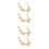 4 strings simulation garlic props, fake garlic string decor 11