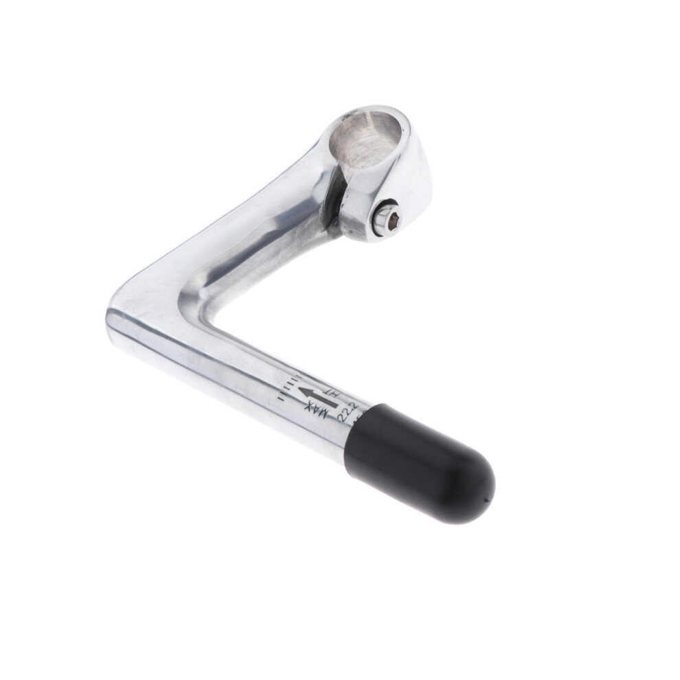 (silver, 222mm) Gooseneck Handlebar Stem 1" for Beach Cruiser Bikes Sport Car-image-OPC-PKKQWTM-NEW