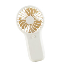 Battery Operated Small Fan Handheld Desk Fan White Pocket-Sized Portable Outdoor Events Classroom Trips Strong Airflow