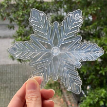 Snowboard Stomp Pads Transparent Snowflake Design For Superior Grip On Ice And Snow Compatible With Most Snowboards