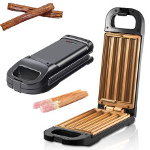 Electric Churro Maker: Make 4 Churros In 10 Min Non-Stick Coating Oil-Free Snack Machine Spanish Doughnuts Easy To Clean