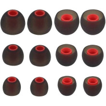 Replacement Silicone Eartips Eargels Earbuds Ear Tips Headphones & Earphones (2 Pair of Each Small Medium & Large)