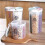 Plastic Kitchen Storage Box Container Rice Cereal Grain Bean Bottles Whole Storage Sealed Cans with Lid 11