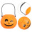 6Pcs Sturdy Orange Mini Pumpkin Candy Buckets for Halloween Storage 8