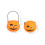 6Pcs Sturdy Orange Mini Pumpkin Candy Buckets for Halloween Storage 2