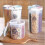Plastic Kitchen Storage Box Container Rice Cereal Grain Bean Bottles Whole Storage Sealed Cans with Lid 12
