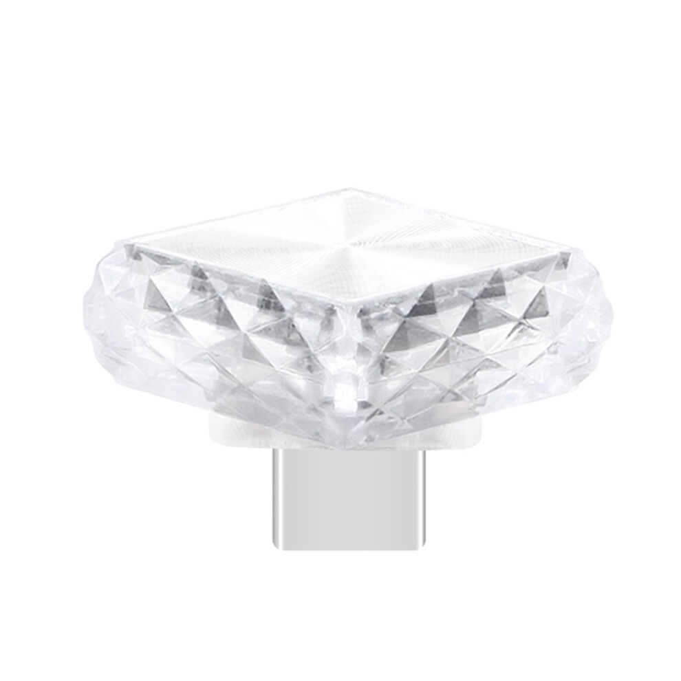 Multi Color Type C 5V Led For Car And Home Use, Touch Activated, 6 Color Options, 4 Switching Modes, Square Light/White 9354506788735