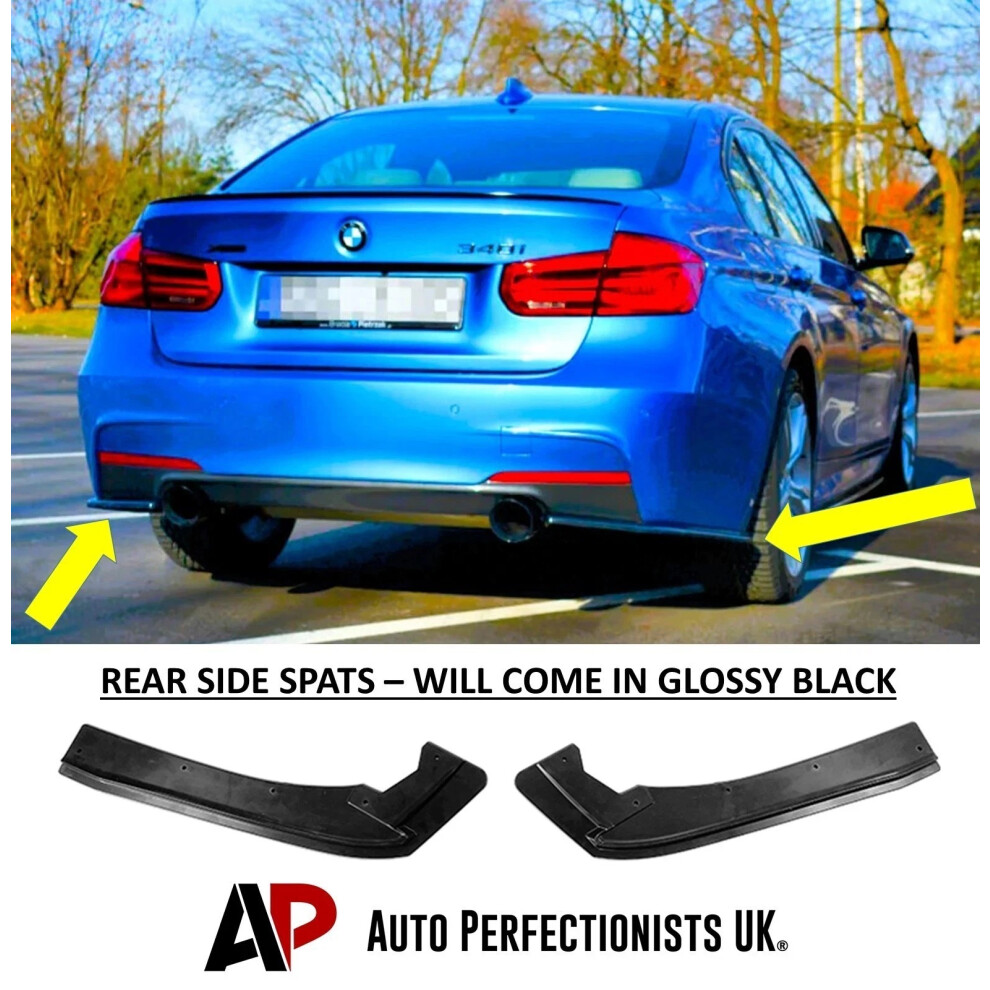 For Bmw 3 Series M3 F30 Diffuser Bodykit Black 5061072669873