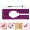 30Pcs Purple Plastic Closet Rack Dividers with Blank Writable Tags 11