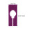 30Pcs Purple Plastic Closet Rack Dividers with Blank Writable Tags 2