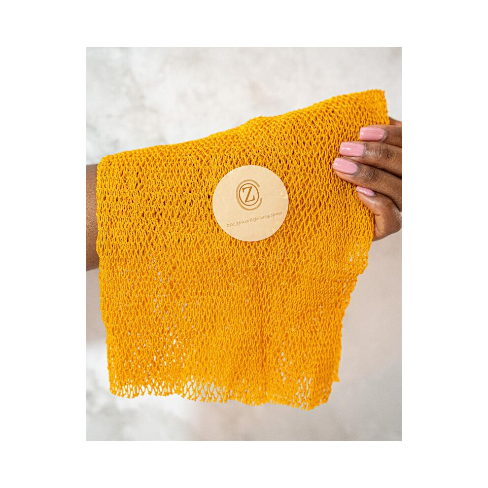 (Mustard) ZOC African Exfoliating Sponge