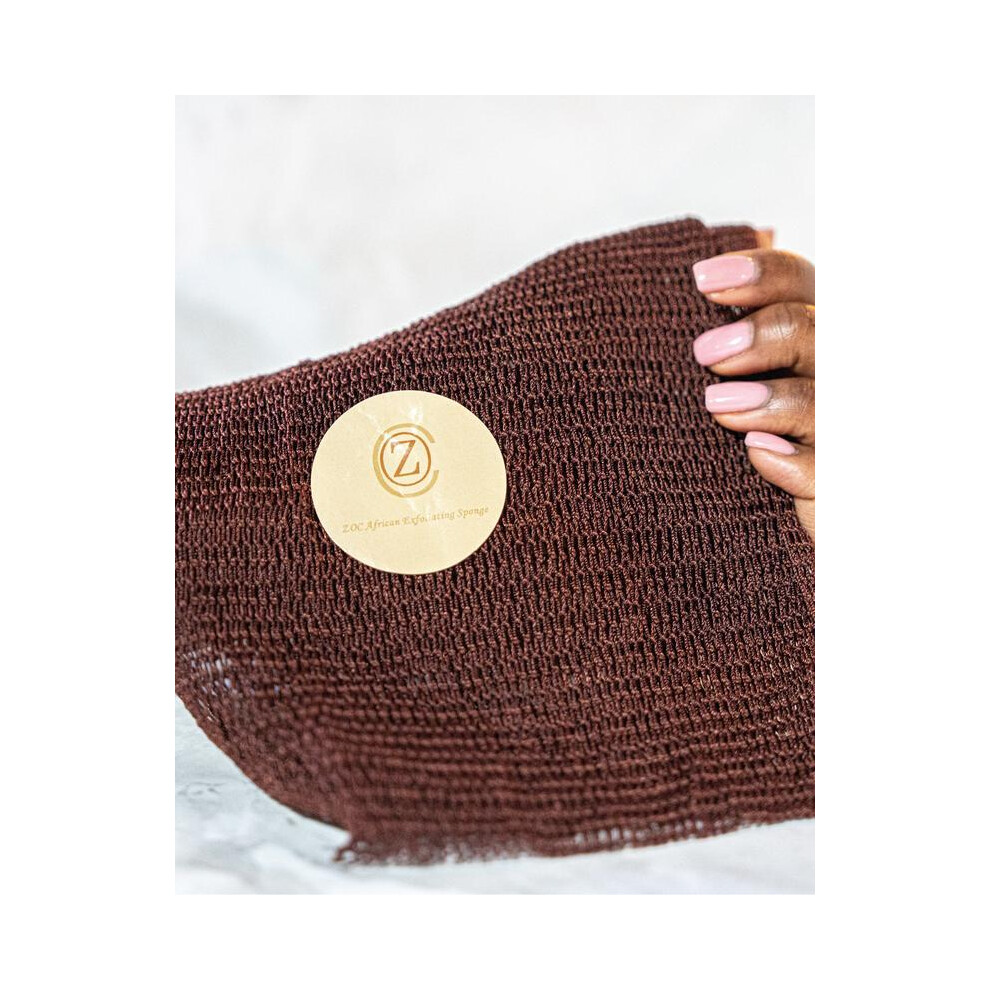 (Chocolate) ZOC African Exfoliating Sponge
