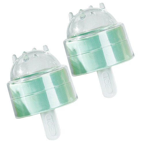 2pcs lollipop shape ice mold for diy popsicles and ice cubes 2