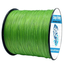 (Hi Vis Green, 0.55mm-100LB) 4-strand Multifilament Braided Fishing Line, 500m/1640ft Fishing Line, Strong Durable & Long-lasting Fishing Line, Tackle Accessories