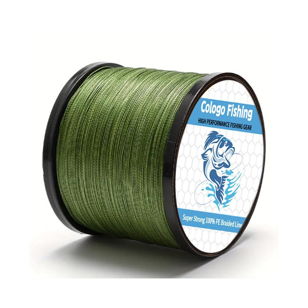 (Low Vis Green, 0.12mm-12LB) 4-strand Multifilament Braided Fishing Line, 500m/1640ft Fishing Line, Strong Durable & Long-lasting Fishing Line,Â Tackl-image-OPC-PKKRWPB-NEW