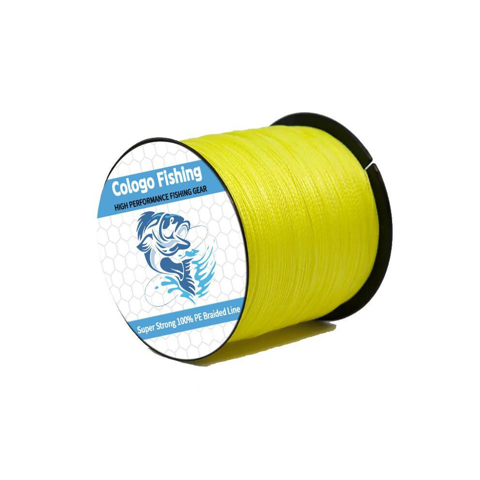 (Yellow, 0.28mm-40LB) 4-strand Multifilament Braided Fishing Line, 500m/1640ft Fishing Line, Strong Durable & Long-lasting Fishing Line,Â Tackle Acces-image-OPC-PKKRWPT-NEW