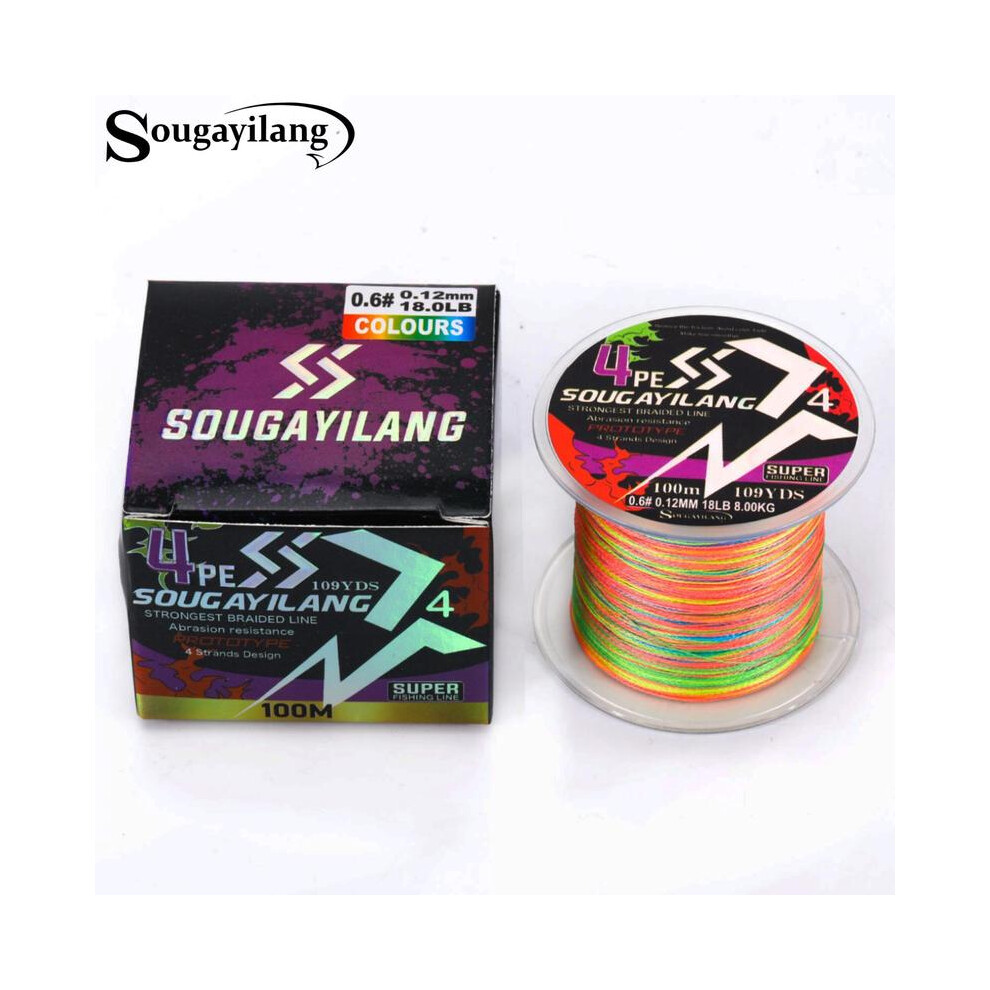(Multicolor, 3.0#-0.28mm/39lb-328YDS) 4 Strands Pe Braided Strong Fishing Line, 100m Multifilament Fishing Line, Outdoor Fishing Accessories for Fishi-image-OPC-PKKRXG7-NEW
