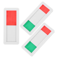 3er-pack besetzt/freie-schild, selbstklebend, für tür, büro, wc, hotel