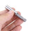(Silver, 10Pcs) 60mm Magnetic Screwdriver Extended Bit Tools, Hex Shank Bit Adapter, Bit Holder Extension Socket Drill 1/4" Hex Power Tools, 1/4 inch 3