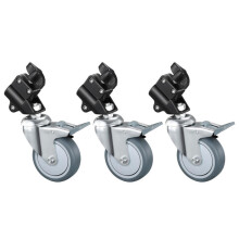 Heavy Duty Rolling Light Stand With Swiveling Casters 360-Degree Rotation For Photographers And Video Production Teams