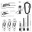 (Multicolor, 17PCS/Set) Cr-V Steel Socket Adapter, Nut Driver Socket Adapter, Impact Grade Driver Sockets Adapter Extension Set, Multifunctional Power Tool 3