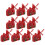 10St Decoratieve Mini Plastic Model Voor Collectie 11