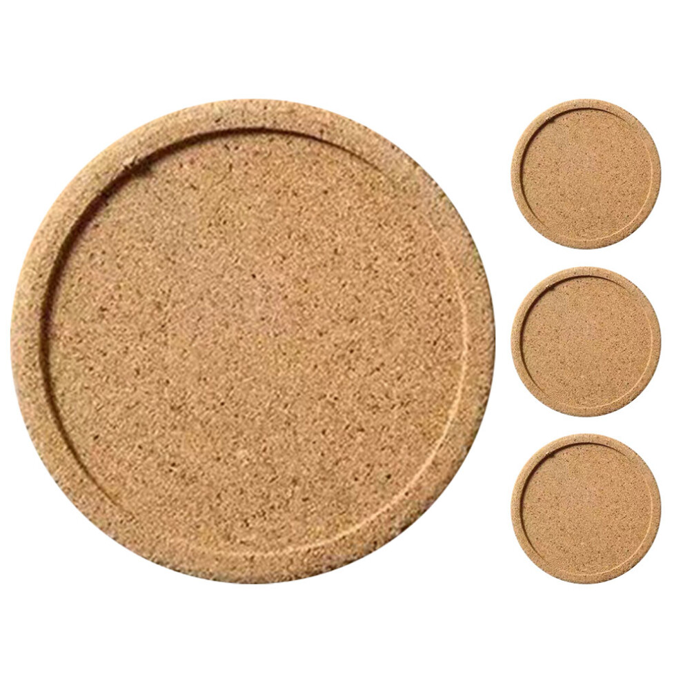 4pcs 10cm natural cork coasters heat-resistant non-slip for drinks-image-OPC-PKKSHJF-NEW