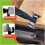 Meat tenderizer, heavy hammering tool and chicken fryer, black 6