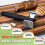 Meat tenderizer, heavy hammering tool and chicken fryer, black 5