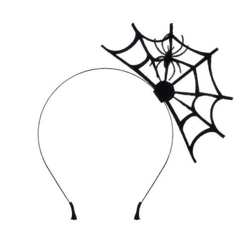 Halloween Spider Web Spider Web Halloween Party Headgear (Black Spider) 1