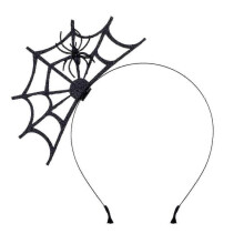 Halloween Spider Web Spider Web Halloween Party Headgear (Black Spider)
