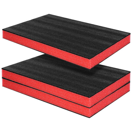 3pcs high-density epe foam inserts for tool camera cases diy projects