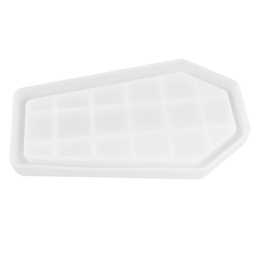 Forma Do PudełKa Na BiżUterię W KształCie Trumny Z żYwicy Z Uchwytem-image