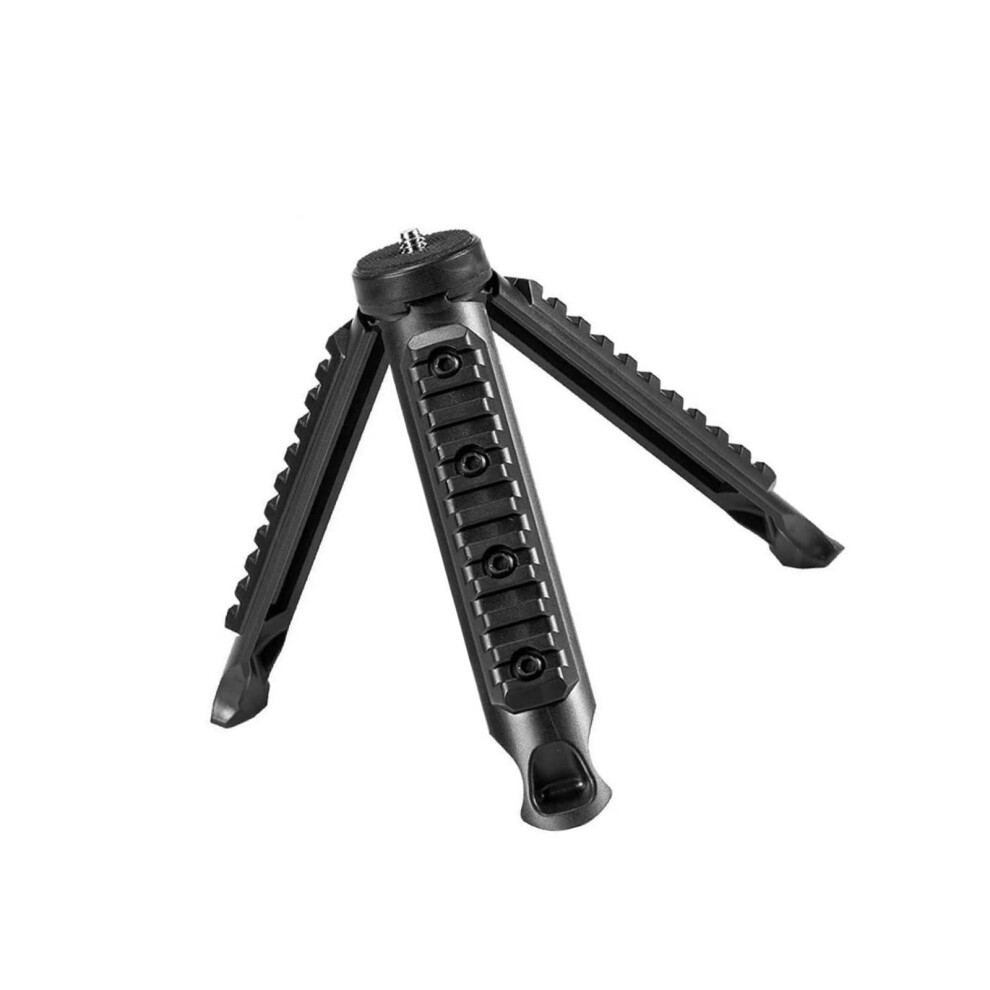 Compact Tripod Base For Small Torches And Keychain Flashlights Textured Holder Foldable Stand With Standard Thread Light 9084446980455