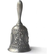 Hand Bell Call loud Wedding Bells Gold Silver Multi-Purpose Bells for Craft Alarm Vintage Bell