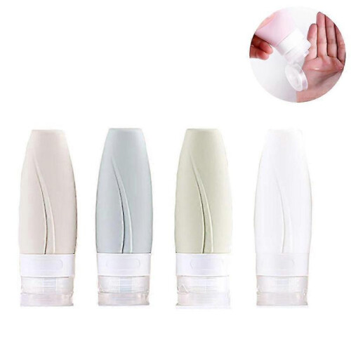 4 Pack Portable Travel Bottles Set, Leak Proof Squeezable 1
