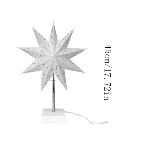 (White) Star Bedside LED Decorative Desk Lamp 1