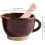 Mortar and Pestle Set Stone Spice Grinder Ceramic Pottery Style Kitchen Grinding Tool 2