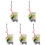 5Pcs Japanese Style Plate Flower Decorations for Dining 4