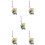 5Pcs Japanese Style Plate Flower Decorations for Dining 10