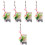 5Pcs Japanese Style Plate Flower Decorations for Dining 6