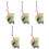 5Pcs Japanese Style Plate Flower Decorations for Dining 5