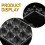 120pcs clear quail egg cartons 12-grid plastic trays for small eggs 7