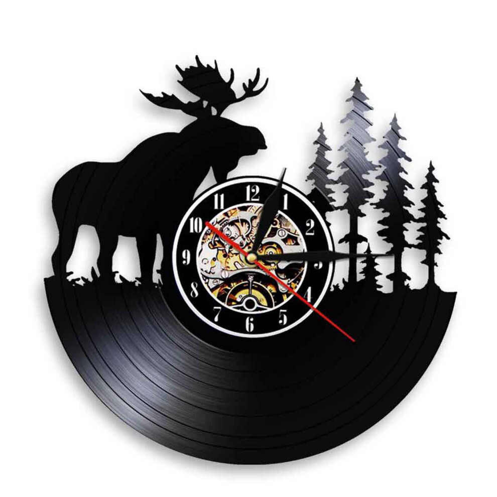 (Multi-color) Vinyl Wall Clock Vinyl Wall Clock  Retro  Wall Clock Wall Clock