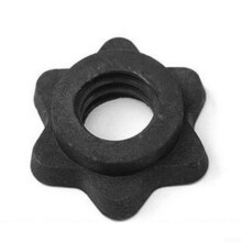 Barbell Clip Set 4-Pack 2-Inch Barbell Clips - Steel Locking Collars, Quick-Release, Black