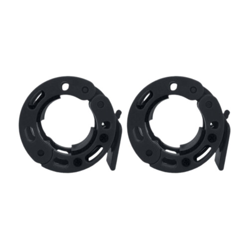 Barbell Clamps 2-Pack Quick-Release Locking Collars Anti-Slip Clips Black For Home Exercise