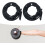 Barbell Clamps 2-Pack Quick-Release Locking Collars Anti-Slip Clips Black For Home Exercise 4