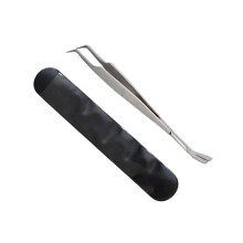 2-in-1 Dog Tick Removal Tool Stainless Steel C7M1 Model Pet Tweezers Tick And Flea Removal Silver